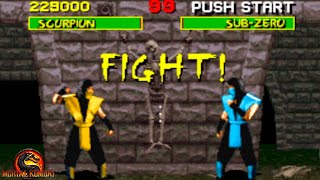 Mortal Kombat Arcade(1992) How it's Start_ Android Offline Super Nintendo full Gameplay [SNES]