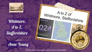 Whitmore, A to Z, Staffordshire - Anne Young