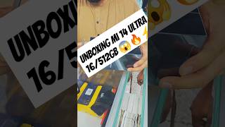 Unboxing Xiaomi 14 Ultra 16/512GB 🤯 #xiaomi14ultra #trending #viral video #shorts