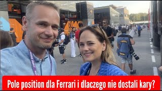 GP WŁOCH I 5 minut z...  @CezaryGutowski z pitlane po P1 Sainza. Kara dla Ferrari była blisko