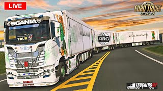 🔴 ETS2- Truckersmp  1.50 NEW UPDATE | EURO TRUCK SIMULATOR 2 1.50 New Update LIVE