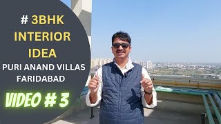 3 bhk interior in puri anand villa faridabad | Interior Contractor