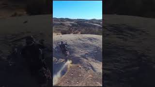 Petrified Sand Dunes of the White Wash Rec. Area. Awesome scenery and so dun to play on.