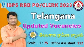 IBPS RRB PO & CLERK Notification 2023 | Telangana Vacancy Updated | Telangana Grameena Bank |