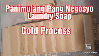 Laundry Bar Soap Making from used cooking oil