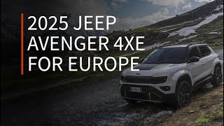 Jeep adds 4xe hybrid trim to Euro-market Avenger SUV | First Look | Driving