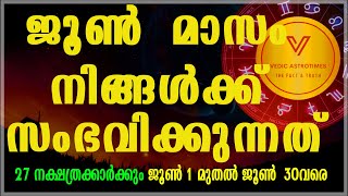 ജൂൺ മാസം 12 രാശികാർക്കും സംഭവിക്കുന്നത് Prediction for June 2024 #vedicastrotimes