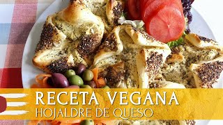 RECETA VEGANA | Hojaldre de "queso" a las hierbas y ajo