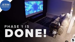 Phase 1 of the Home Theater is DONE! - Episode 5