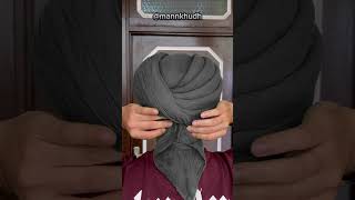 Best Trick For Turban Backside Lock | Turban Shorts Video | Mann Khudh | Turban Tutorial