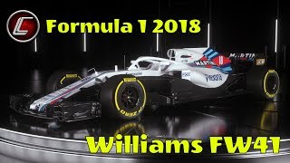 Williams FW41 - Formula 1 2018 - Williams apresenta o FW41 - F1 2018 Liveries