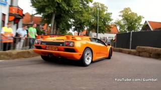 Lamborghini Diablo VT 6 0 V12 w  Quicksilver exhaust   Acceleration sound!!