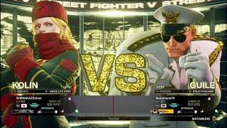 SFV SHIMAKAZECHAN (KOLIN) VS MATAMUNE19 (GUILE)