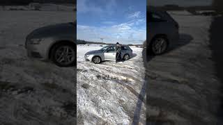 Audi A4 b9 Fun on the Snow (without quattro) Michelin CrossClimate + Allseason