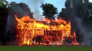 St  Mary's City Barn Burn © Ron Bailey