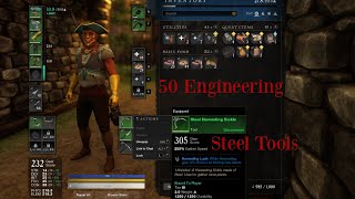 Leveling Engineering and Making Steel Tools | New World