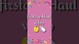 #firstcry haul video, #babyproducts #shorts  #babycareproducts .