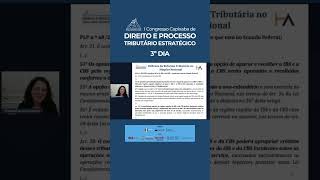 CBS e Simples Nacional: Direito de Crédito e Escolha Irretratável – Profa. Francieli Honorato Alves