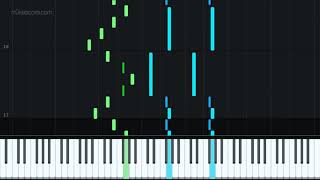 Zelda's Lullaby Piano Synthesia