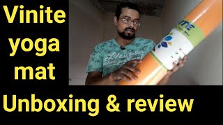 VINITE Yoga & Exercise Mat 6 mm for Gym Workout and Flooring Exercise Unboxing & review