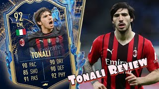 FIFA 23 | TONALI TEAM OF THE SEASON PLAYER REVIEW! | MIDFIELD MASTERO! 🔥