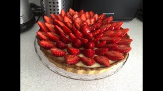 Tarte aux fraises / تارت الفريز أحسن من تاع المحلات