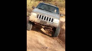 Jeep grand cherokee zj my son first time off roading