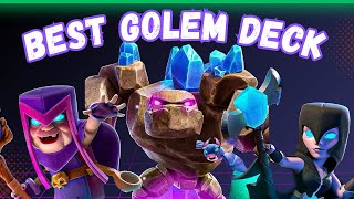 Best *GOLEM* Deck To Play In Ultimate Champion League - CLASH ROYALE