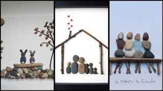 beautiful and amazing pebble craft ideas for home decoration