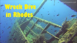 Wreck dive in Rhodes