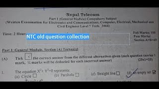 nepal telecom old question