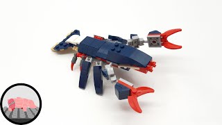 Build a LEGO Lobster (31088 Alternative Build)