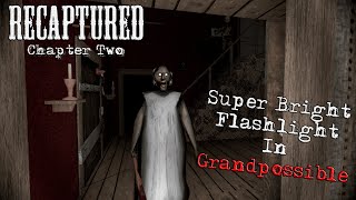 Granny Recaptured in Granny 2 Atmosphere With Super Bright Flashlight on Grandpossible