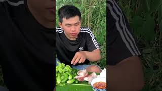 Bánh tráng cuốn thịt ba chỉ