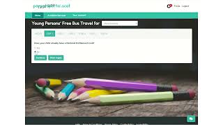 Parentsportal Free Bus Travel application video