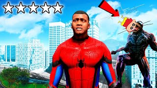 Franklin Becomes a SpiderMan and saves Shinchan in GTA V |PRINCEGAMING| |GTAV|