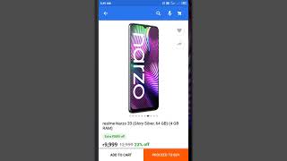 Realme Narzo 20 Silver 64 GB & 4GB RAM #Shorts #flipkart #realmenarzo20 #JustHere