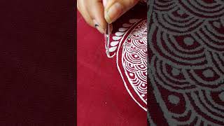 arakam hand fabric  work arakan punjabi nite chaile contact karun, #fabricpainting #handpainting