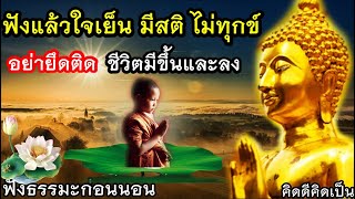 ฟังธรรมะก่อนนอน มีสติ จงปล่อยวาง ชีวิตมีขึ้น-ลง🙏ฟังธรรมะก่อนนอน(1000)20