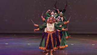 Folk Fusion Dance Performance by Nache Mayuri's Groovy Kids @ 10 Anniversary Show DuSwag 2023