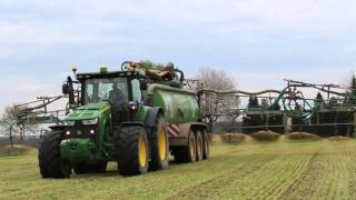 ETA Hamon l Epandage de lisier l John Deere 8320R et Mauguin 23 500 L