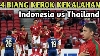 4 Biang kerok kekalahan timnas Indonesia vs Thailand