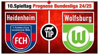 FC Heidenheim–VfL Wolfsburg Prognose & Tipp Bundesliga24/25