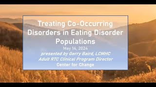 Treating Co-Occurring Disorders in Eating Disorder Populations