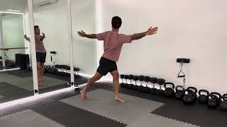 The gait stance stretch series.