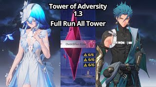 Full Run All Tower Overdrive Zone - Tower of Adversity 1.3 - Wuthering Waves