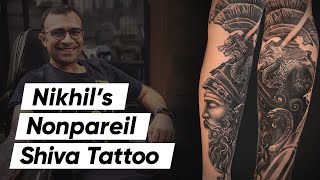 Warrior Shiva Tattoo | Half-Sleeve Tattoo | Client Review | Cover up Tattoo Ideas | Aliens Tattoo