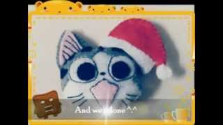 Christmas : How to make a kawaii Chi with a Santa Hat Plushie Tutorial