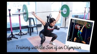 Training with an the Son of an Olympian