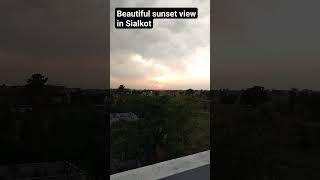 Sun set view #shortvideo #sunset #sunrise #sialkot #bawaji #beautiful #love #viral #trending